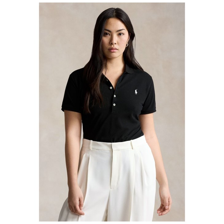 POLO RALPH LAUREN WOMEN SLIM FIT STRETCH POLO SHIRT