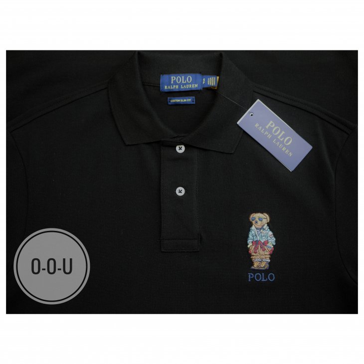 POLO RALPH LAUREN CUSTOM SLIM FIT POLO BEAR POLO SHIRT