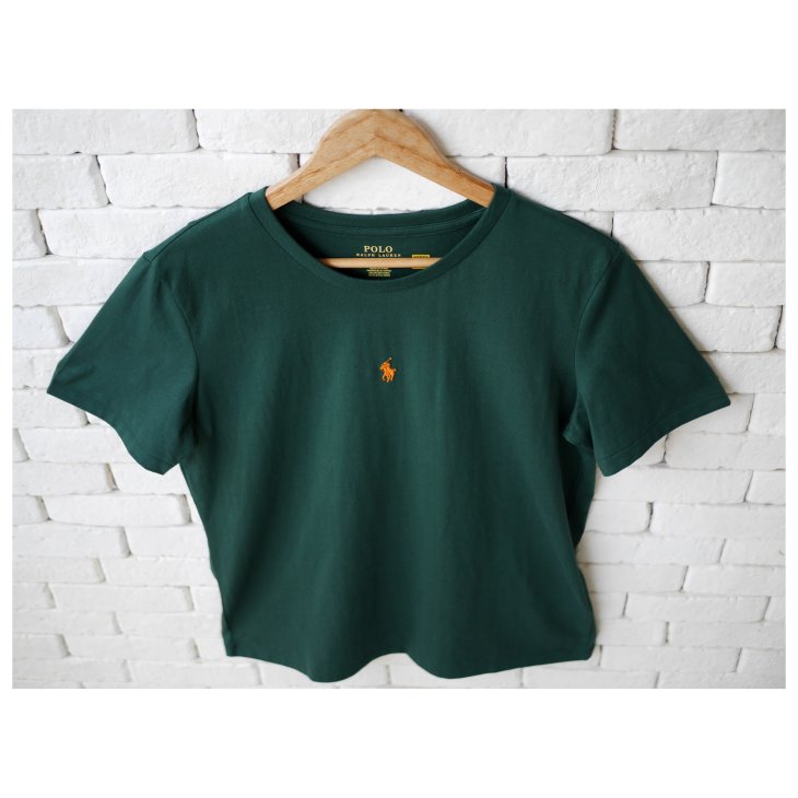 POLO RALPH LAUREN CUSTOM FIT JERSEY CREWNECK T-SHIRT