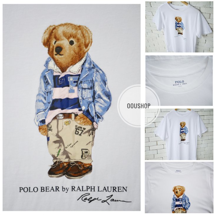 POLO RALPH LAUREN POLO BEAR BOYS COTTON JERSEY TEE