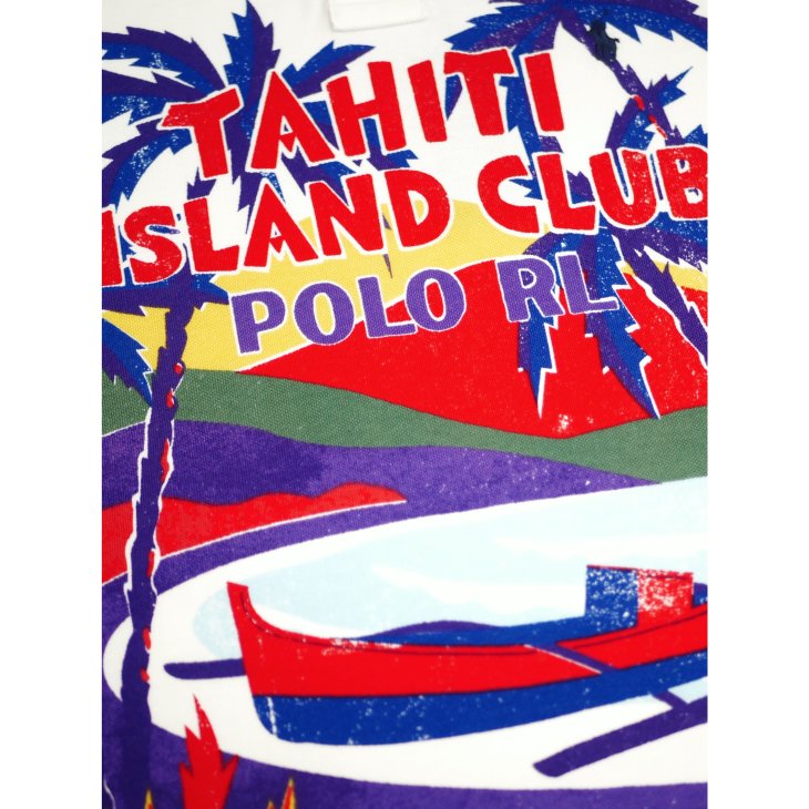 POLO RALPH LAUREN CLASSIC FIT MESH GRAPHIC POLO SHIRT