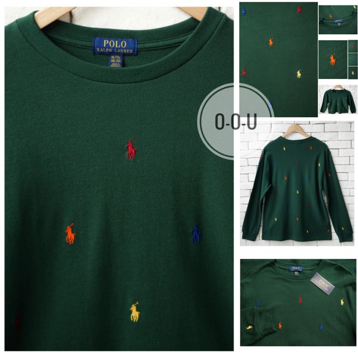 POLO RALPH LAUREN BOYS POLO PONY COTTON MESH LONG-SLEEVE TEE