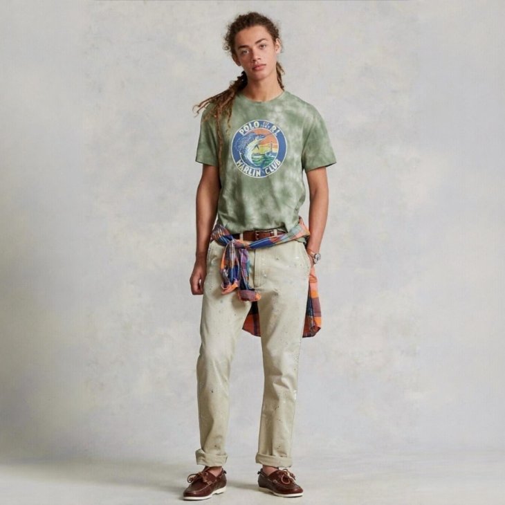 POLO RALPH LAUREN CLASSIC FIT GRAPHIC JERSEY T-SHIRT