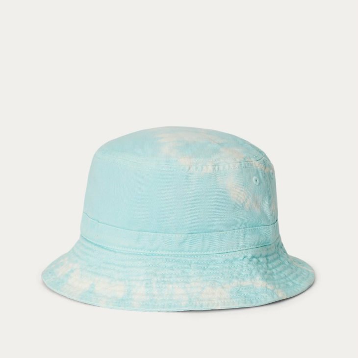 POLO RALPH LAUREN KIDS TIE-DYE POLO BEAR TWILL BUCKET HAT