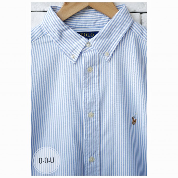 POLO RALPH LAUREN BOYS STRIPED COTTON SHIRT