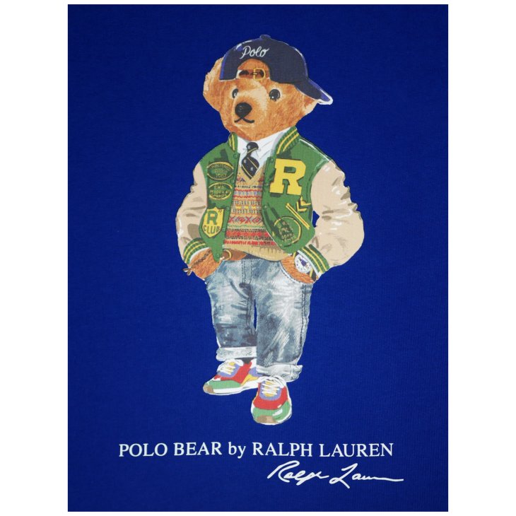 POLO RALPH LAUREN BOYS POLO BEAR COTTON JERSEY T-SHIRT
