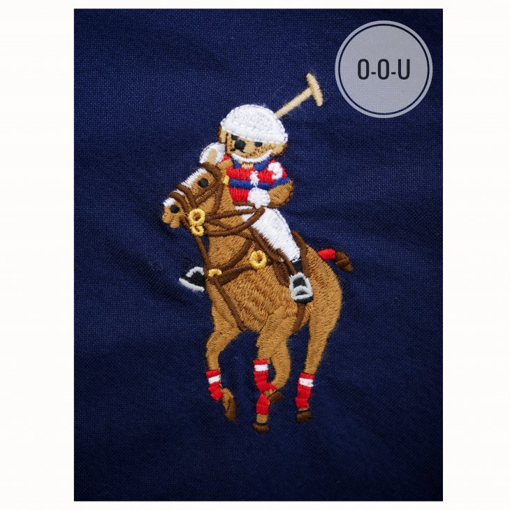 POLO RALPH LAUREN  CUSTOM FIT POLO BEAR OXFORD SHIRT