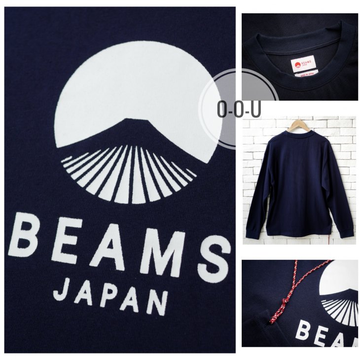 BEAMS JAPAN PRINTED LONG SLEEVE TEE