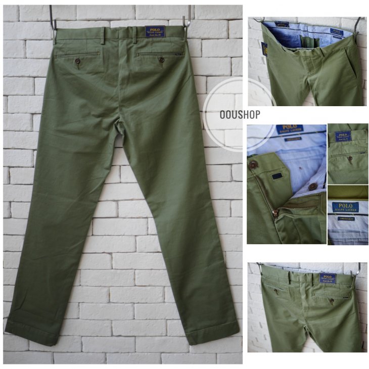 POLO RALPH LAUREN STRETCH SLIM FIT CHINO PANT