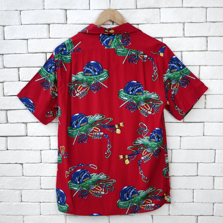 POLO RALPH LAUREN CLASSIC FIT CLIMBING-PRINT CAMP SHIRT