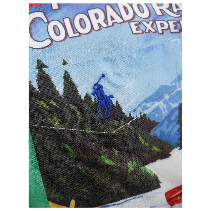 POLO RALPH LAUREN CLASSIC FIT KAYAK PRINT CAMP SHIRT