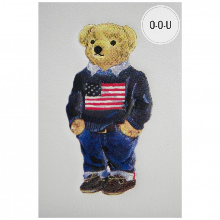 POLO RALPH LAUREN POLO BEAR LEATHER COSMETIC POUCH