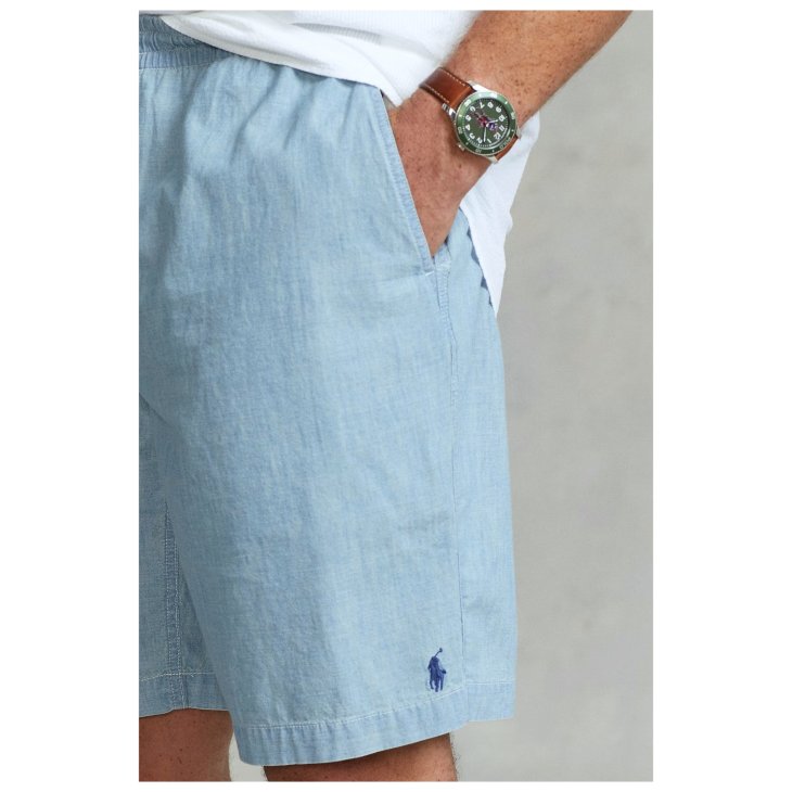 POLO RALPH LAUREN 6-INCH POLO PREPSTER CHAMBRAY SHORT