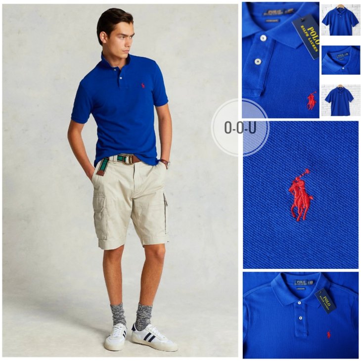 POLO RALPH LAUREN CUSTOM SLIM FIT POLO SHIRT