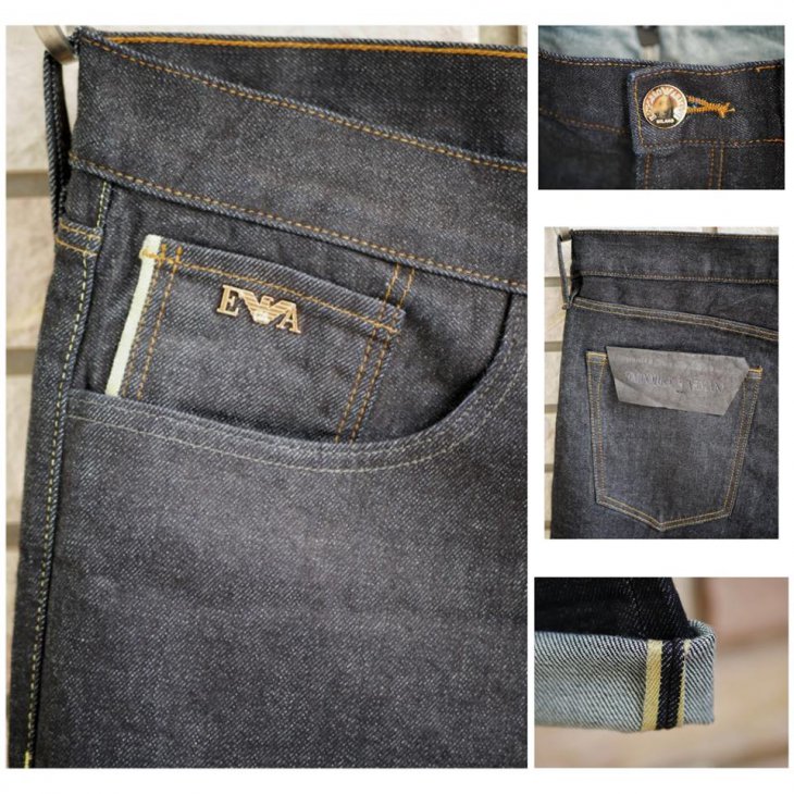 EMPORIO ARMANI TAPERED FIT JEANS