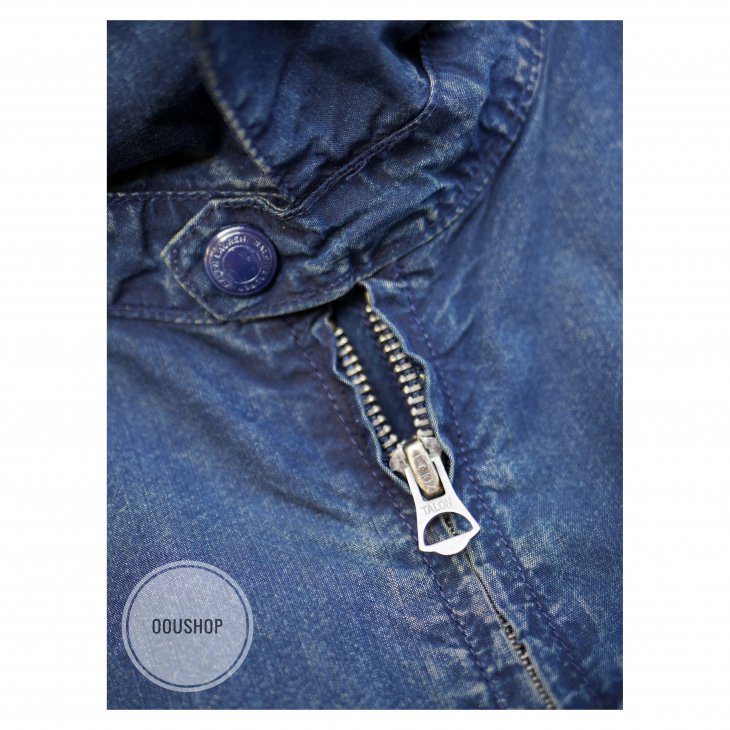 POLO RALPH LAUREN INDIGO STADIUM DENIM JACKET