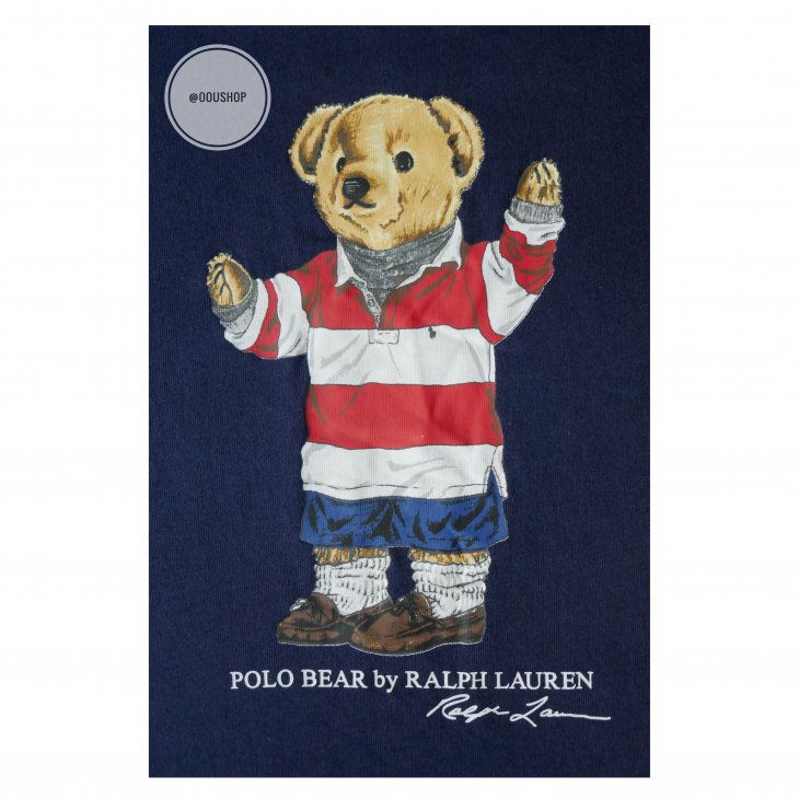 POLO RALPH LAUREN POLO BEAR COTTON KIDS TEE