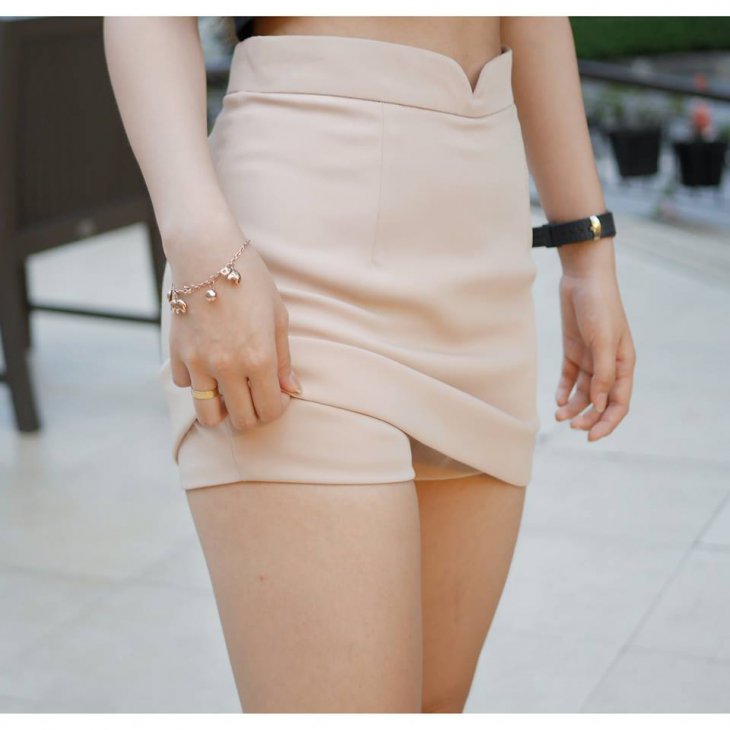High Waist Short Pant Skirt