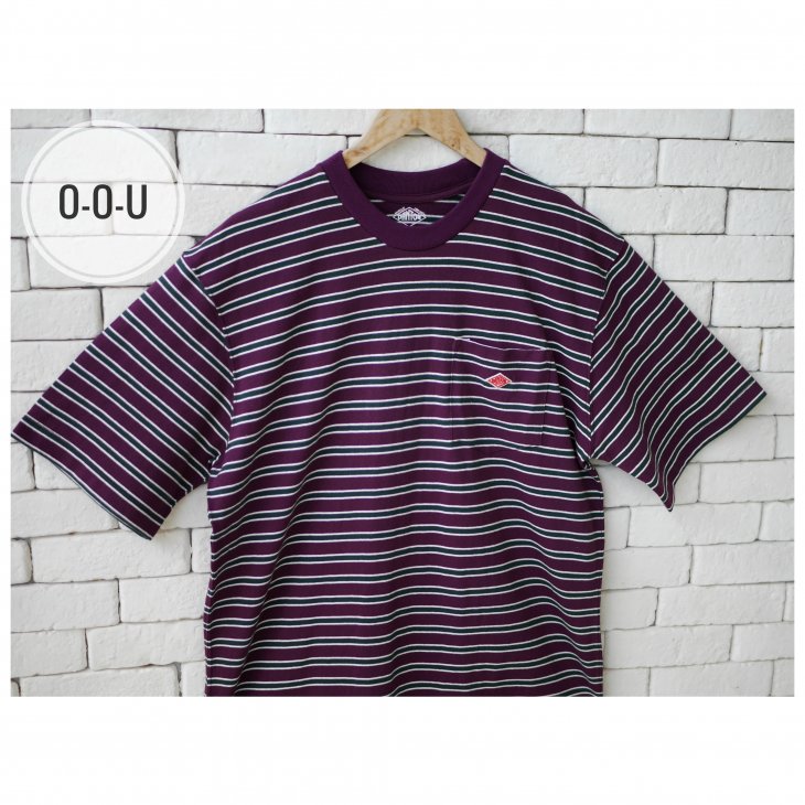 DANTON STRIPE POCKET TEE