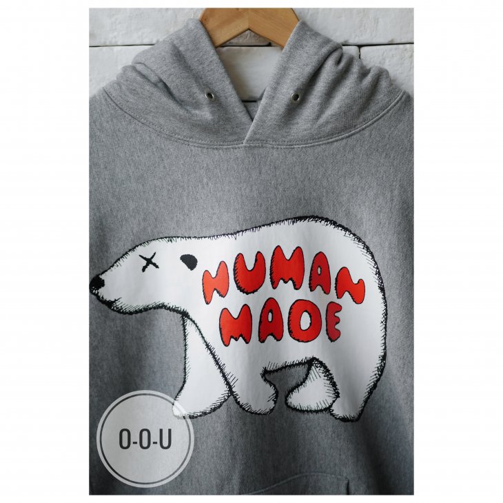 HUMAN MADE PIZZA HOODIE KAWS