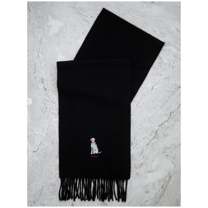 POLO RALPH LAUREN DALMATIAN WOOL SCARF