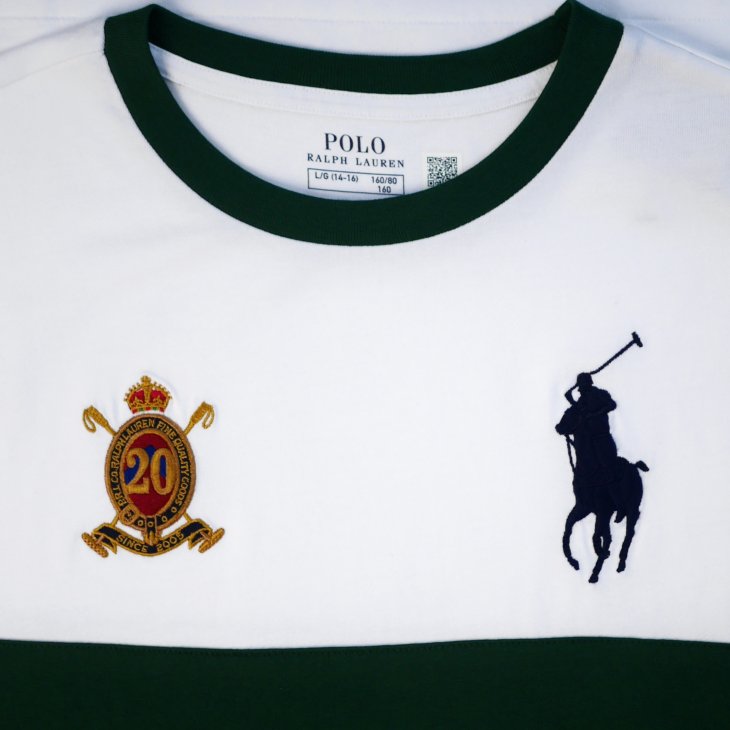 POLO RALPH LAUREN BOYS BIG PONY 20TH ANNIVERSARY TEE