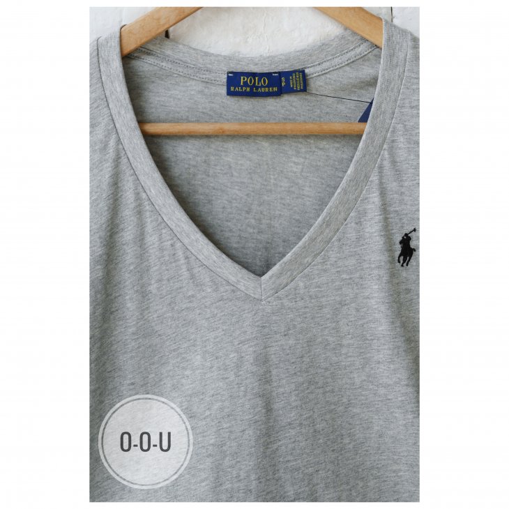 POLO RALPH LAUREN COTTON JERSEY V-NECK TEE