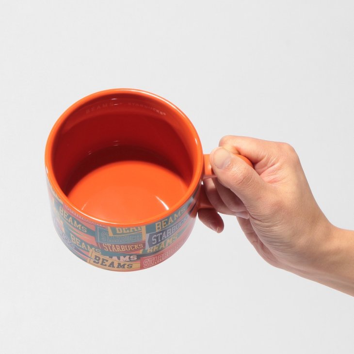 BEAMS x Starbucks Recycled Ceramic Mug Pennant Design [355ml]