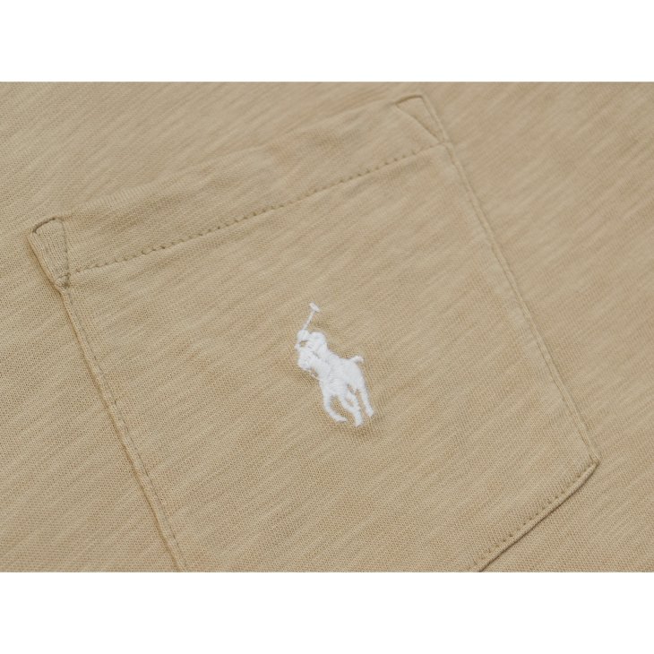 POLO RALPH LAUREN COTTON CREWNECK POCKET TEE DRESS