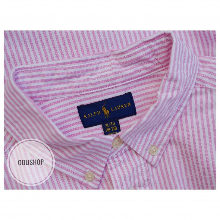 POLO RALPH LAUREN STRIPED BOYS COTTON SHIRT