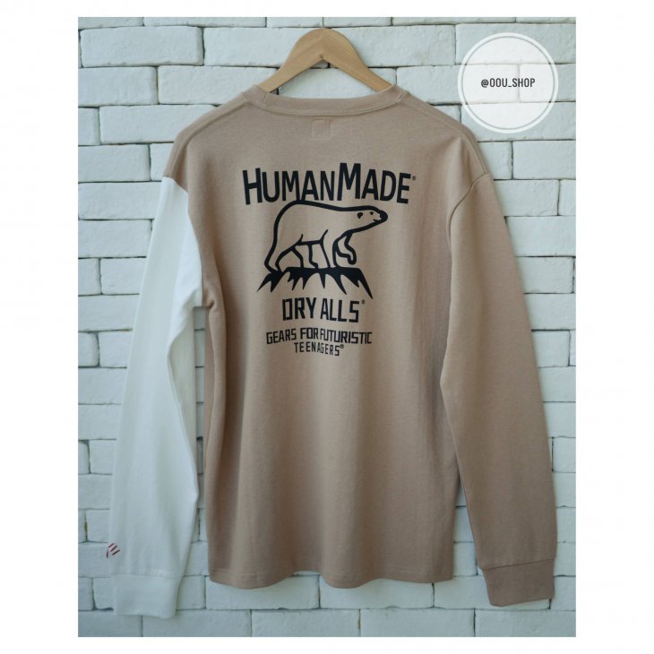 HUMAN MADE TWO TONE LONG-T