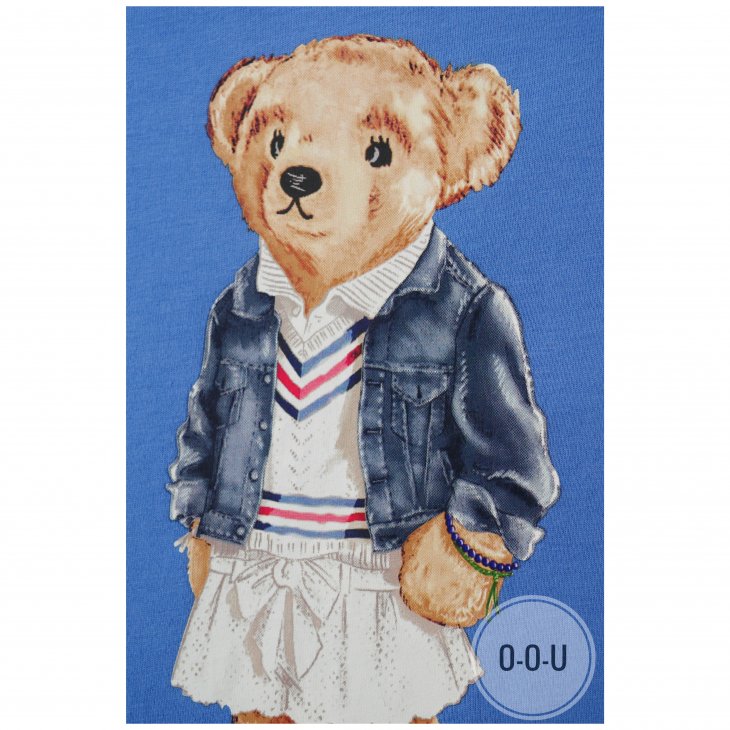 POLO RALPH LAUREN GIRLS POLO BEAR COTTON T-SHIRT