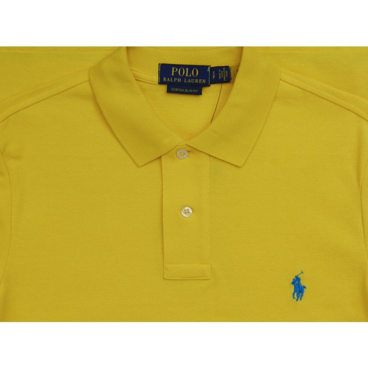 POLO RALPH LAUREN CUSTOM SLIM FIT POLO SHIRT