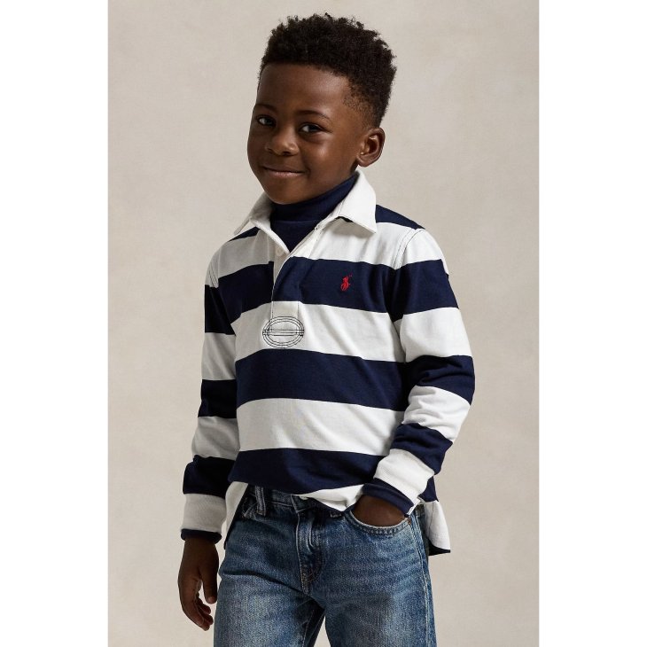 POLO RALPH LAUREN KIDS THE ICONIC RUGBY SHIRT