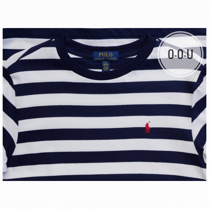 POLO RALPH LAUREN STRIPED BOYS COTTON JERSEY T-SHIRT