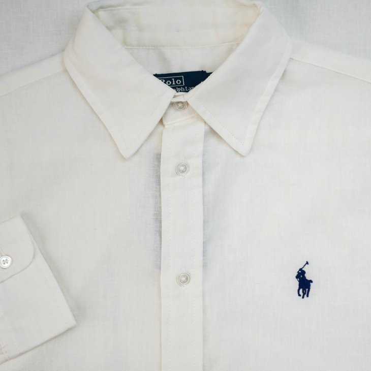 POLO RALPH LAUREN WOMEN CLASSIC FIT LINEN SHIRT
