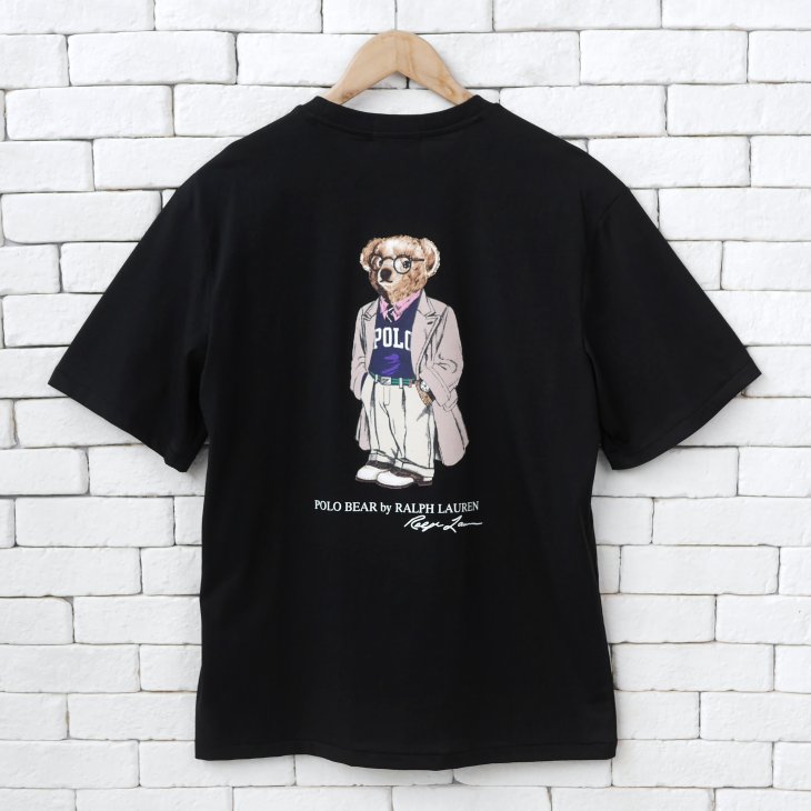 POLO RALPH LAUREN CUSTOM SLIM FIT POLO BEAR JERSEY T-SHIRT