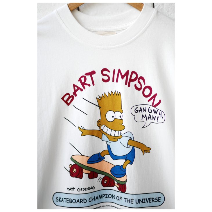 BART SIMPSON SKATEBOARDING COTTON  T-SHIRT