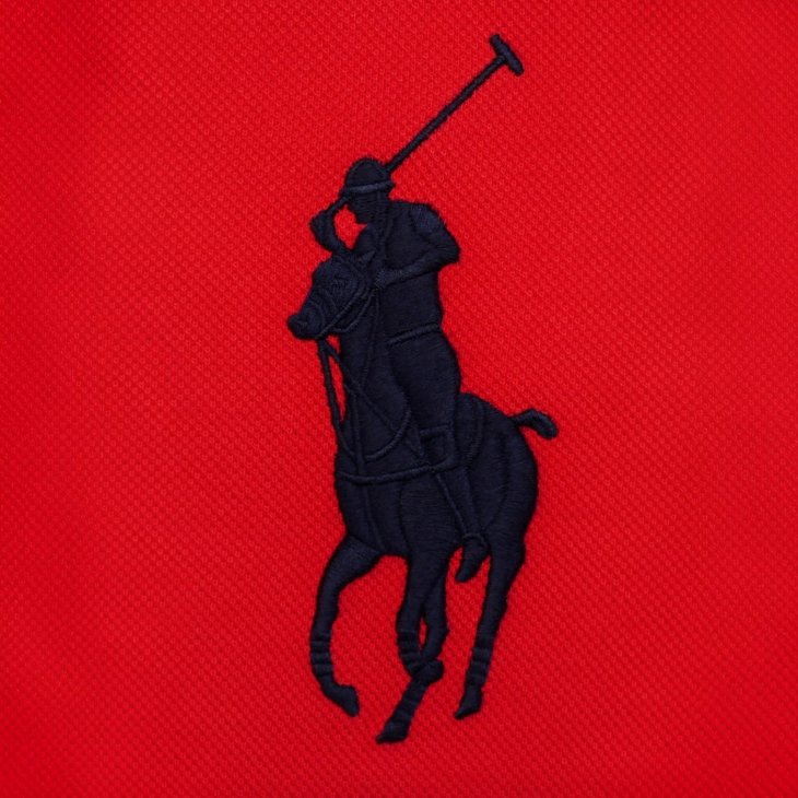 POLO RALPH LAUREN CUSTOM SLIM FIT BIG PONY MESH POLO SHIRT