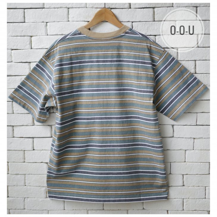 MADNESS STRIPED POCKET TEE