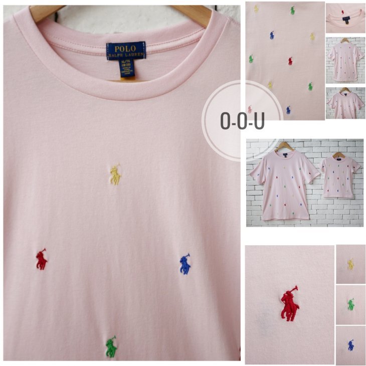 POLO RALPH LAUREN BOYS ALL-OVER POLO PONY T-SHIRT