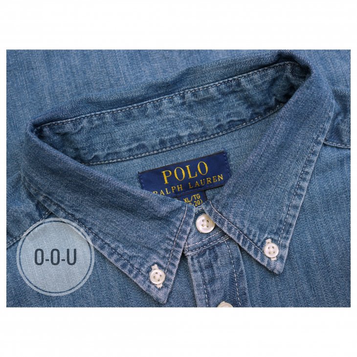 POLO RALPH LAUREN BOYS COTTON DENIM SHIRT