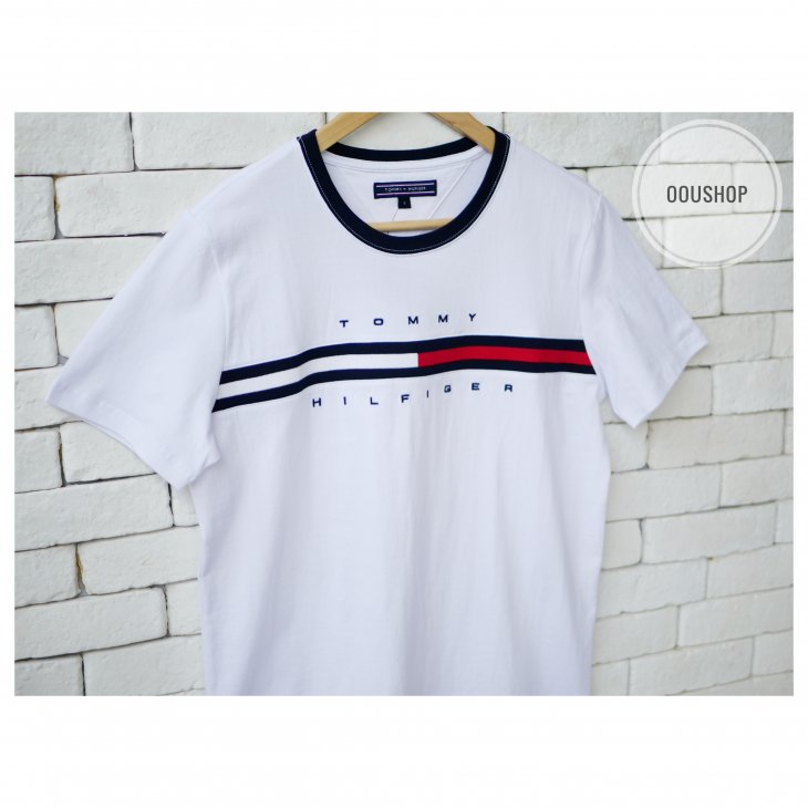 TOMMY HILFIGER ESSENTIAL FLAG LOGO T-SHIRT