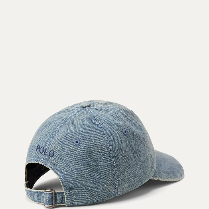 POLO RALPH LAUREN INDIGO DENIM BALL CAP