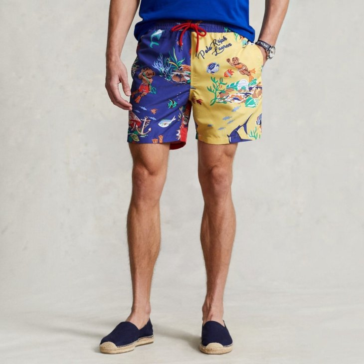 POLO RALPH LAUREN 14.6-CM TRAVELLER BEAR SWIMMING TRUNK