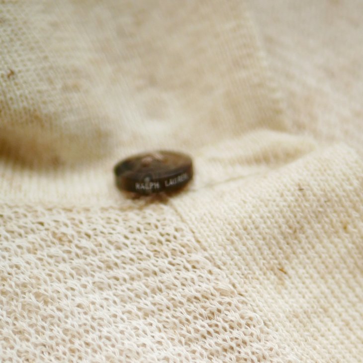 POLO RALPH LAUREN TEXTURED COTTON-LINEN SWEATER