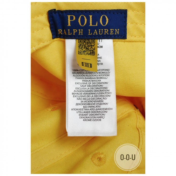 POLO RALPH LAUREN COTTON CHINO BALL CAP