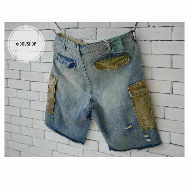 BEN STEVEN HEAVY INDUSTRY DENIM SHORTS
