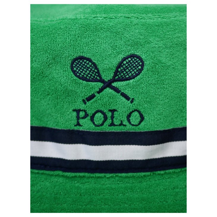 POLO RALPH LAUREN CROSSED RACKET BUCKET HAT