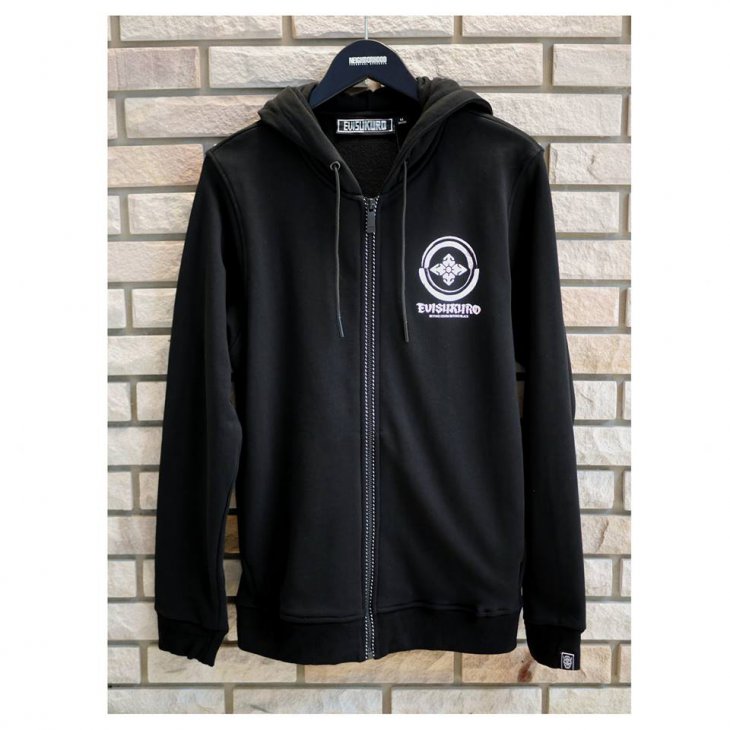 EVISU Souvenir Piping Zip-up Hoodie